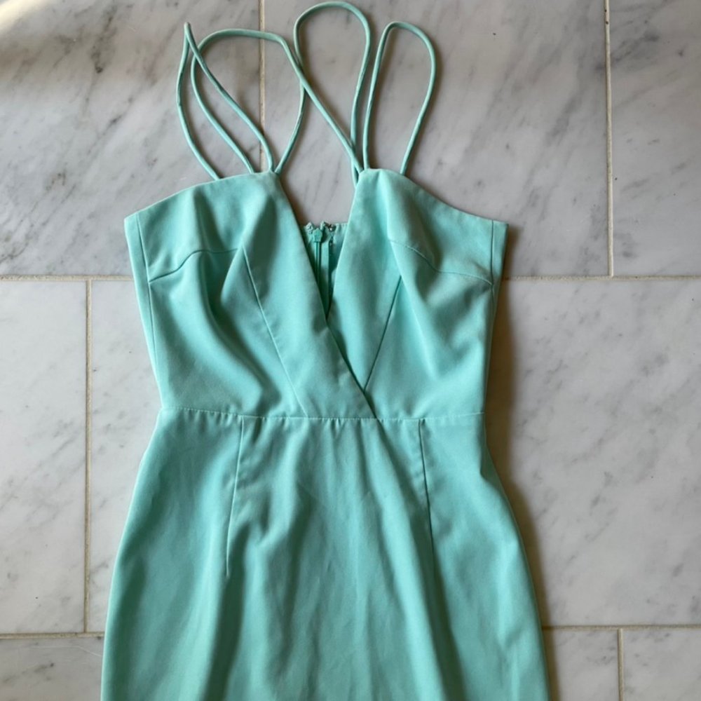 Revolve Clothing- Aqua blue dress